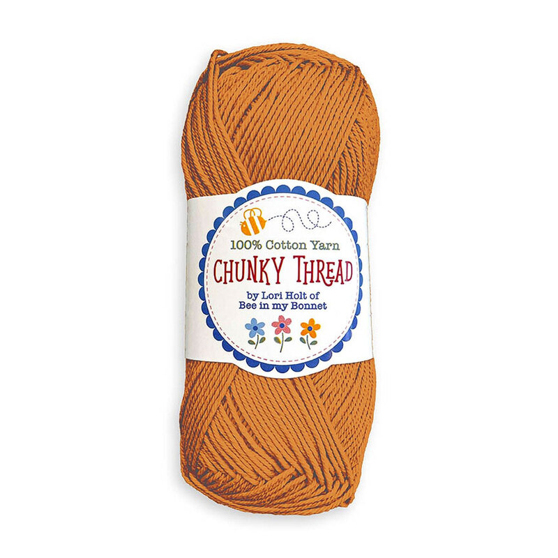 A skein of the Spice Chunky Thread, isolated on a white background.