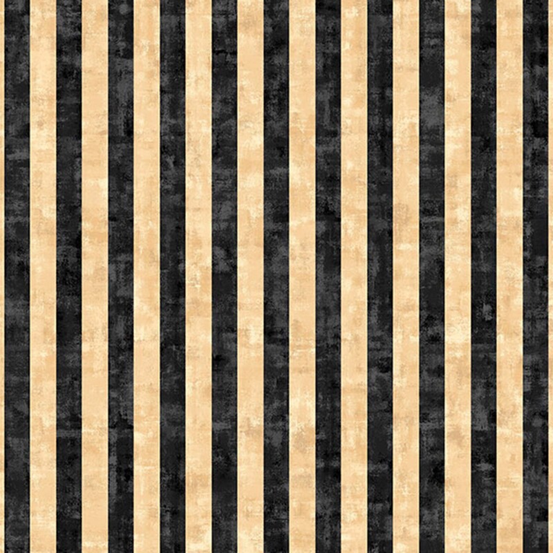Black and tan stripe fabric.