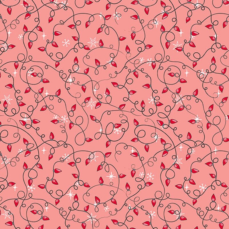 Rudolph the Red-Nosed Reindeer® RD1019-22 Lt Red Lights by Northcott Fabrics