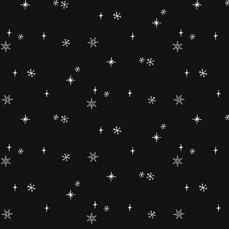 Rudolph the Red-Nosed Reindeer® RD1020-99 Black Snow by Northcott Fabrics