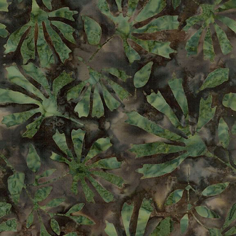 Tonga Campfire TONGA-B1655 FALL Fanned Leaves by Timeless Treasures Fabrics