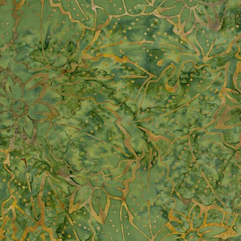 Tonga Campfire TONGA-B1938 THYME Pearled Floral by Timeless Treasures Fabrics