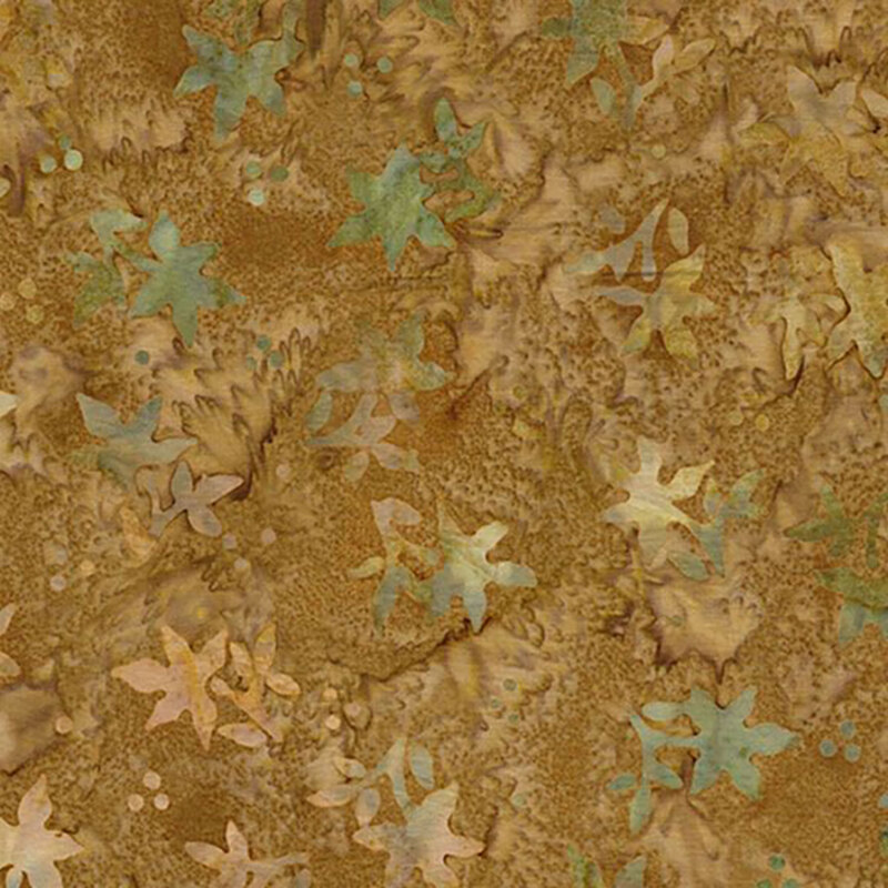 Tonga Campfire TONGA-B4732 OLIVE Tossed Flowers by Timeless Treasures Fabrics