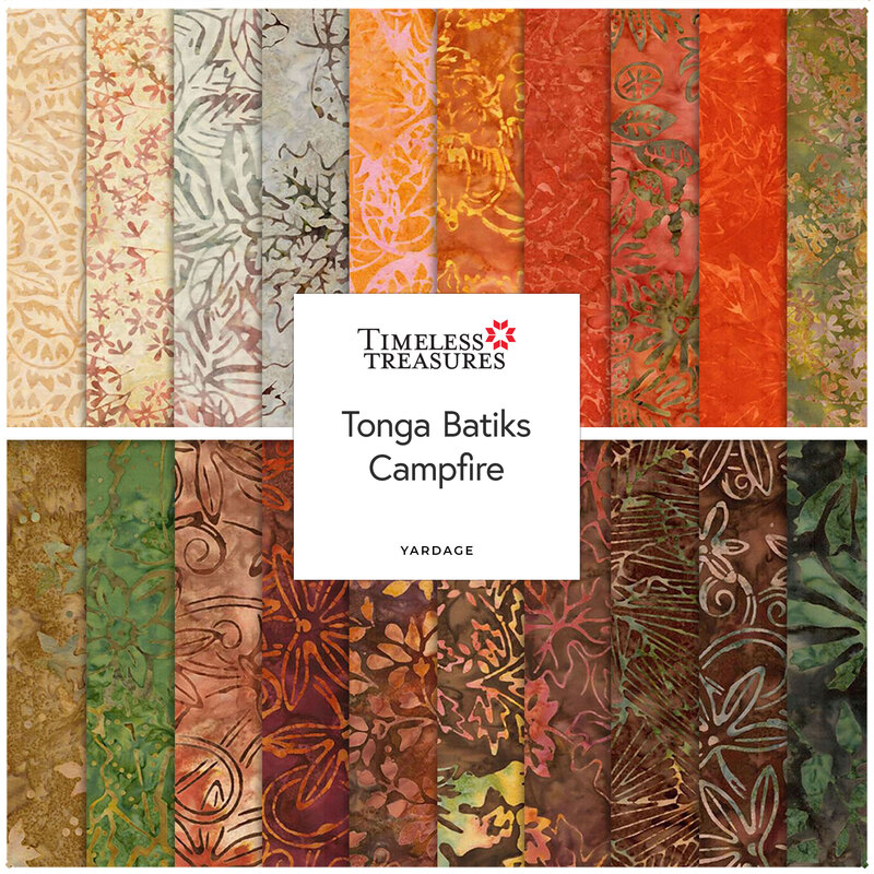Tonga Campfire  Yardage by Timeless Treasures Fabrics