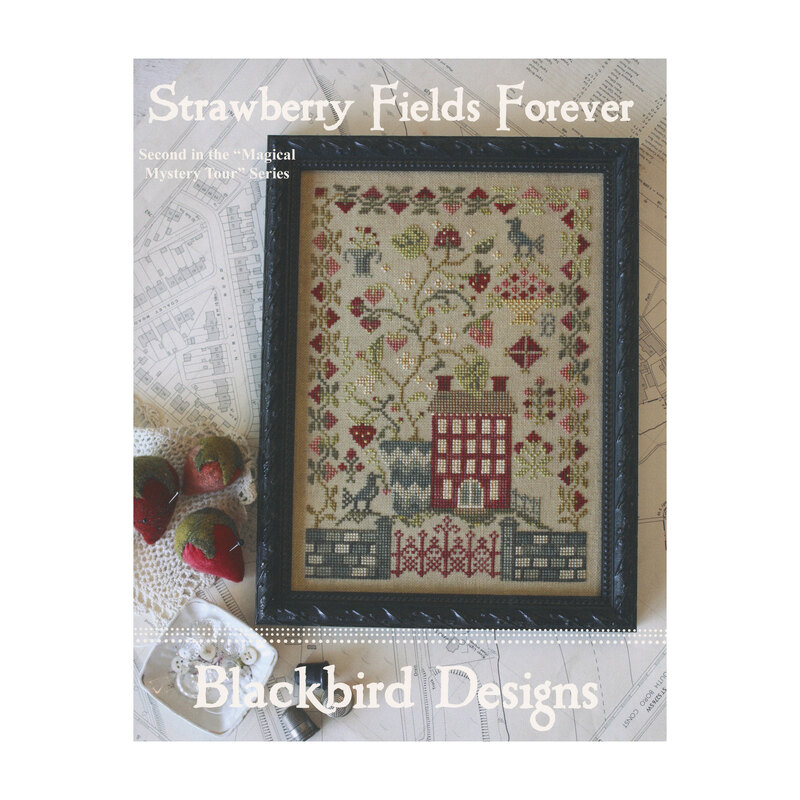 Strawberry Fields Forever Cross Stitch Pattern by Blackbird Designs
