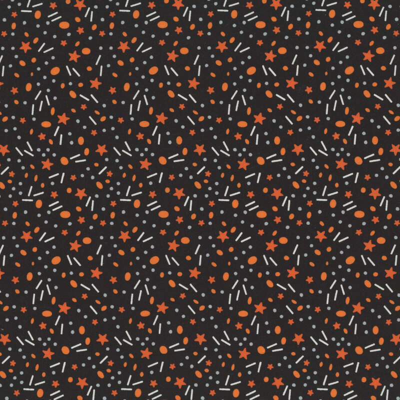 Spooky Season 28112-14 Midnight by Chrissy Lux for Moda Fabrics