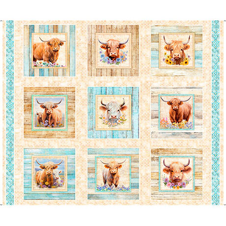 Utterly Adorable 32158-X Panel by Morris Creative Group for QT Fabrics