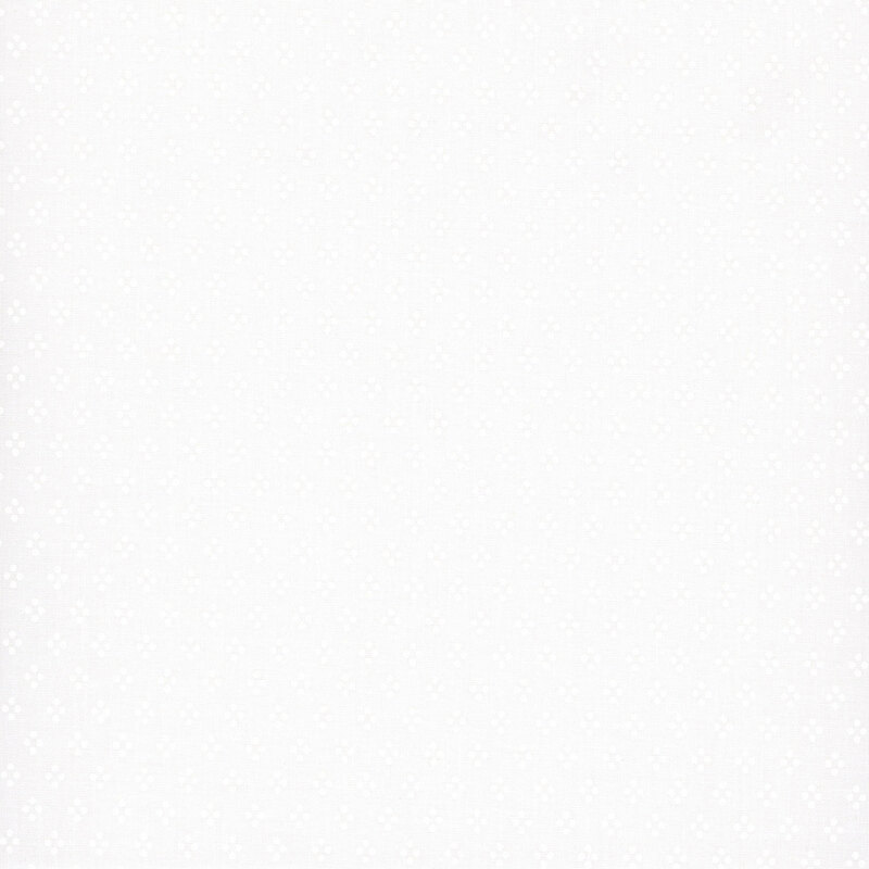 A white-on-white fabric with rows of four-dot clusters.