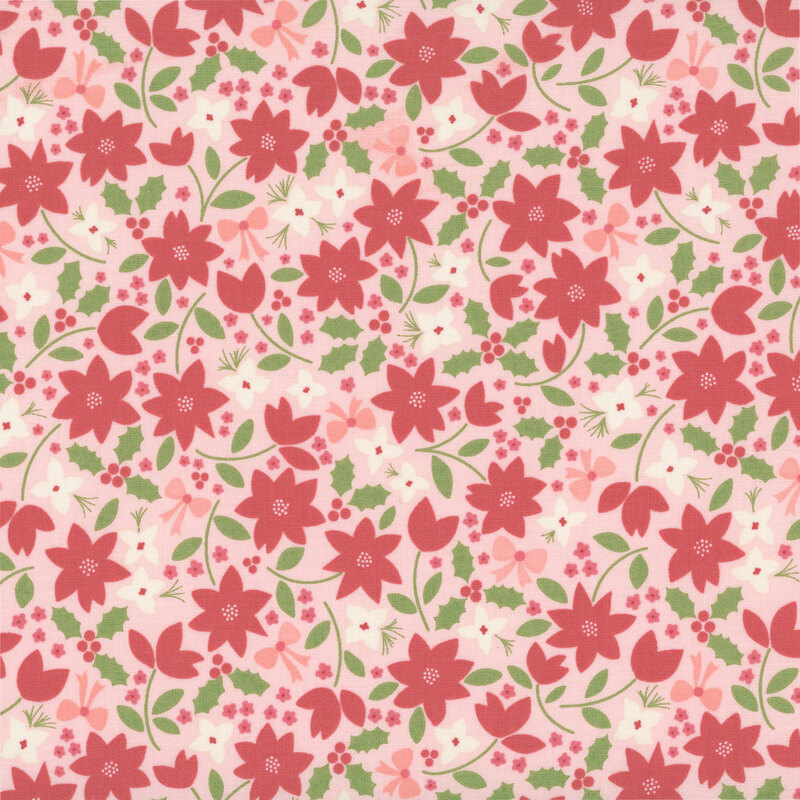 December Darling 31810-15 Blush Christmas Flower by My Sew Quilty Life for Moda Fabrics