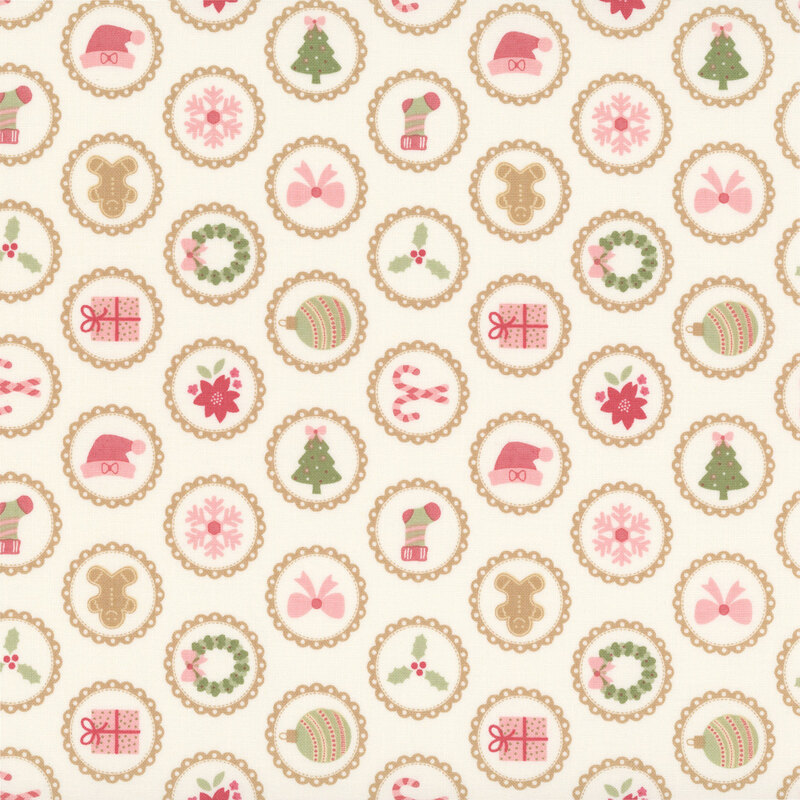 December Darling 31811-11 Snow Doily by My Sew Quilty Life for Moda Fabrics
