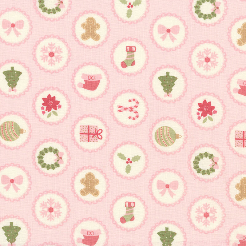 December Darling 31811-15 Blush Doily by My Sew Quilty Life for Moda Fabrics