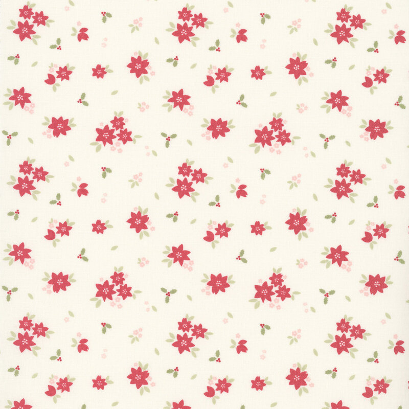 December Darling 31812-11 Snow Petals by My Sew Quilty Life for Moda Fabrics