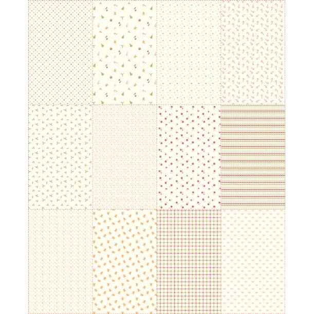 December Darling 31773-11 Snow Low Volume Panel by My Sew Quilty Life for Moda Fabrics
