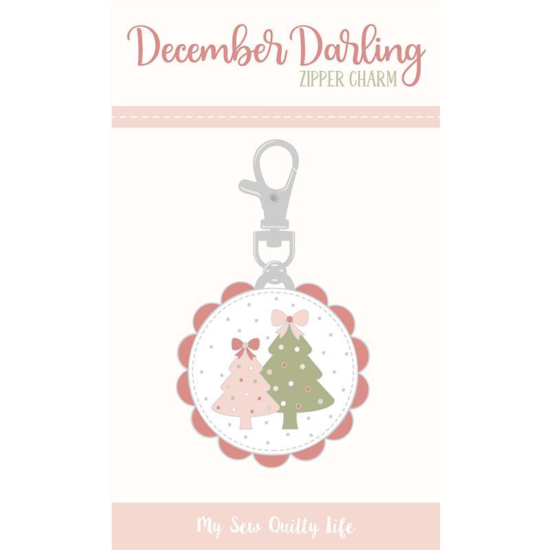 December Darling Sweet Trees Zipper Charm
