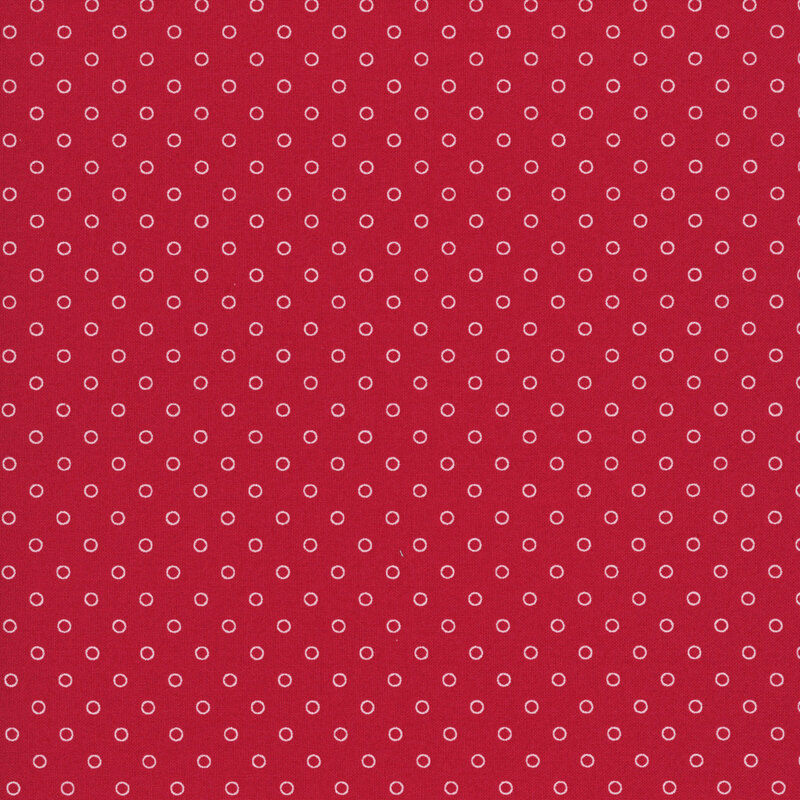 Nantucket Noel 55377-16 Christmas Red Nantucket Dot by Camille Roskelley for Moda Fabrics