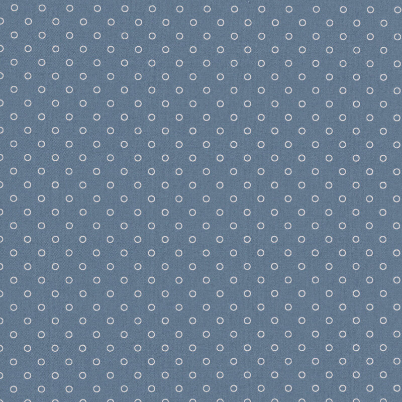 Nantucket Noel 55377-18 Nantucket Blue Nantucket Dot by Camille Roskelley for Moda Fabrics
