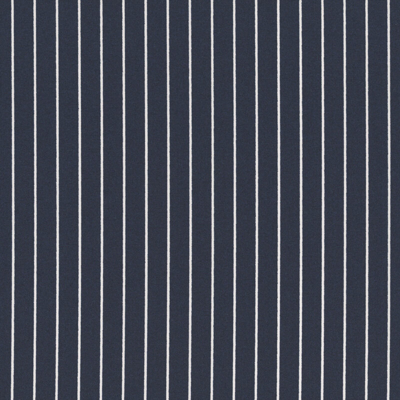 Nantucket Noel 55378-17 Navy Stripe by Camille Roskelley for Moda Fabrics