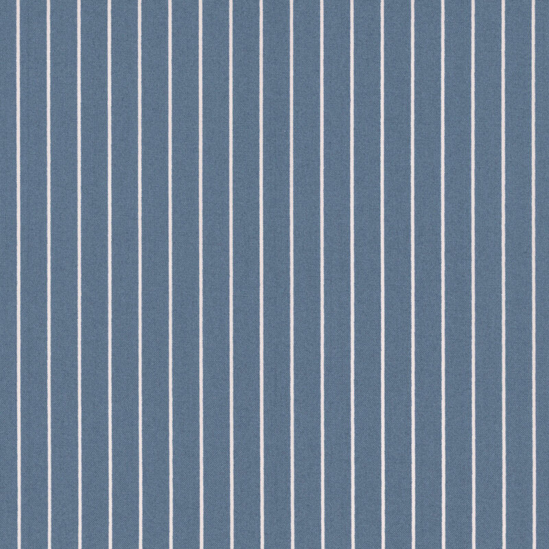 Nantucket Noel 55378-18 Nantucket Blue Stripe by Camille Roskelley for Moda Fabrics