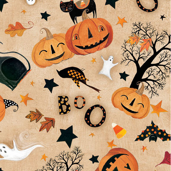 Harvest Moon Magic HMMA-6767 CHAI by Bernadette Deming for P&B Textiles