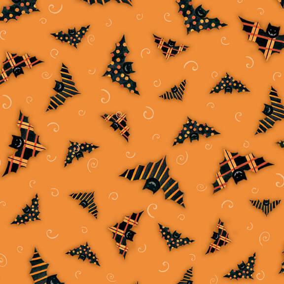 Harvest Moon Magic HMMA-6768 PUMPKIN by Bernadette Deming for P&B Textiles