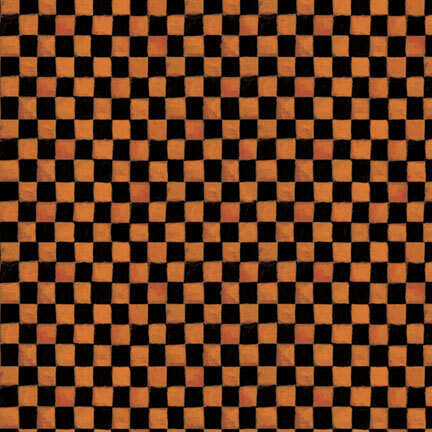 Harvest Moon Magic HMMA-6774 ORNGBLK by Bernadette Deming for P&B Textiles