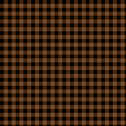 Chocolate brown fabric with a dark, espresso brown gingham pattern.