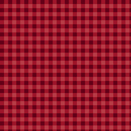 Cranberry red fabric with a soft red gingham pattern.