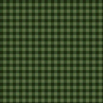 Dark green fabric with a pine green gingham pattern.