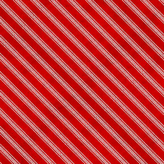 Red fabric with textured, diagonal stripes.