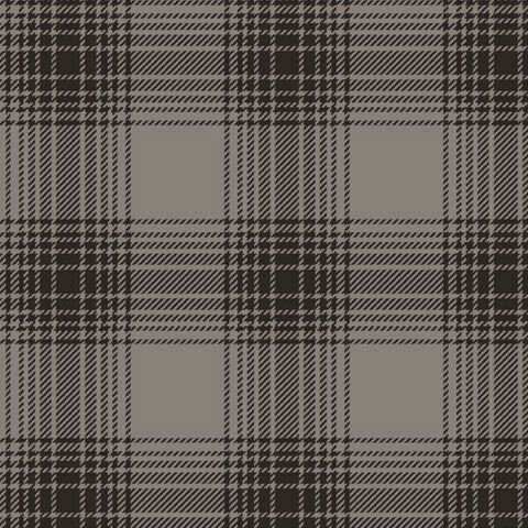 A swatch of black plaid fabric.