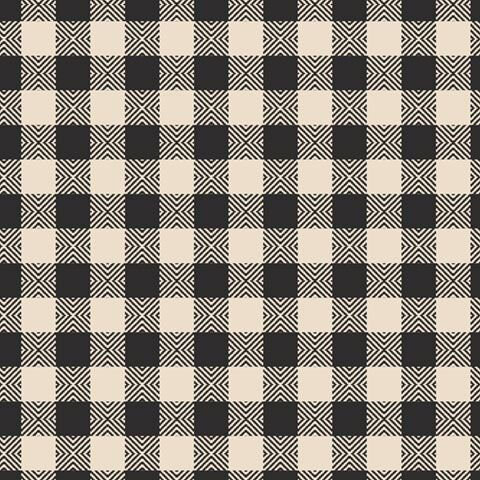A swatch of black white checkerboard fabric.