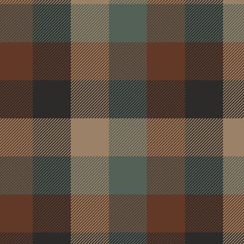 A swatch of multi color plaid fabric. 