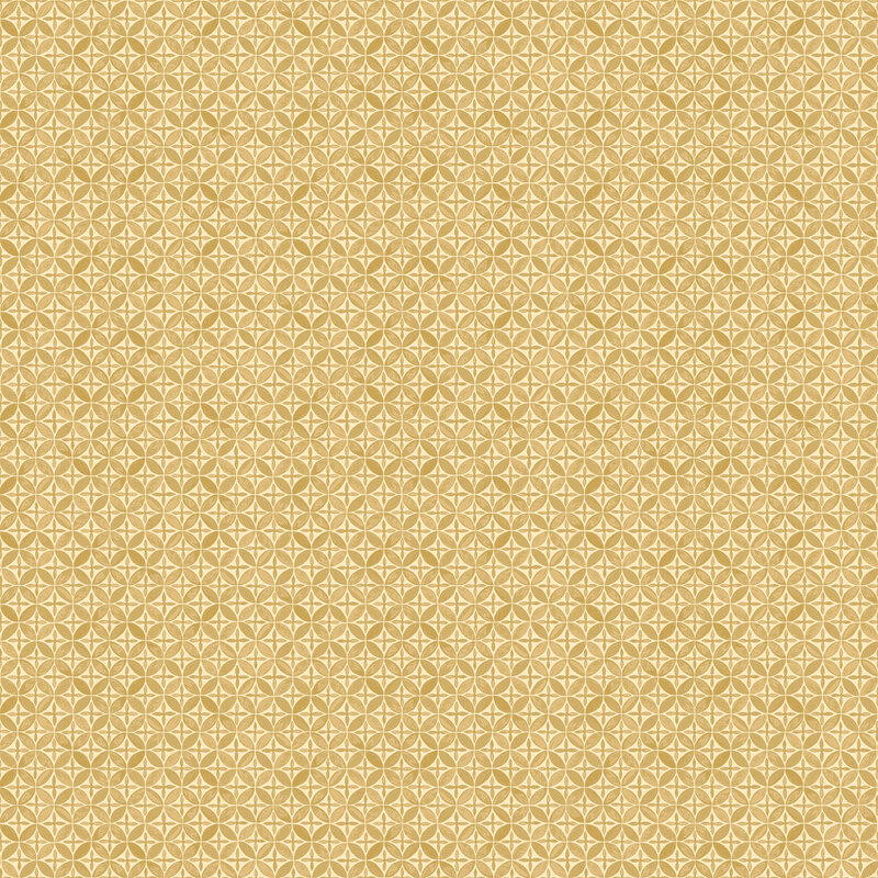 Tan fabric with a tonal geometric lattice pattern.