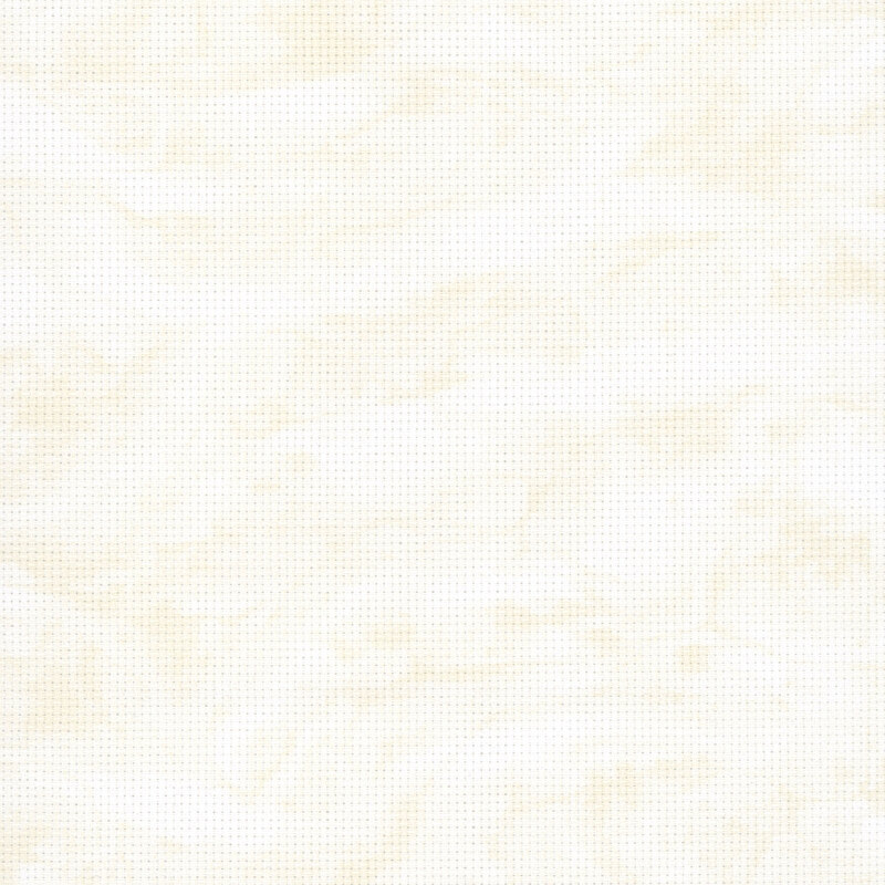 Close up swatch of 14ct Aida in the color Vintage Country Cream. 