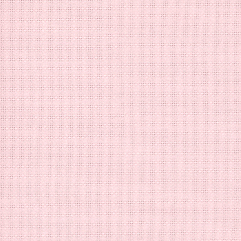 Close up swatch of 14ct Aida in the color Bo-Peep Pink. 