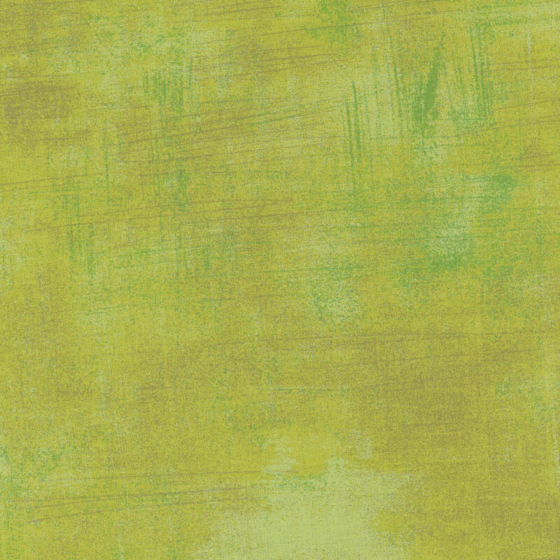 Lime green grunge fabric swatch.