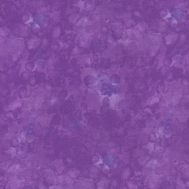 Mottled purple and iris fabric swatch.