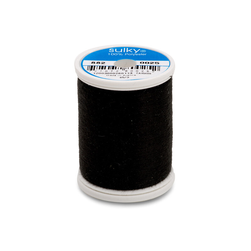 Sulky Bobbin Thread - Black 882-0025