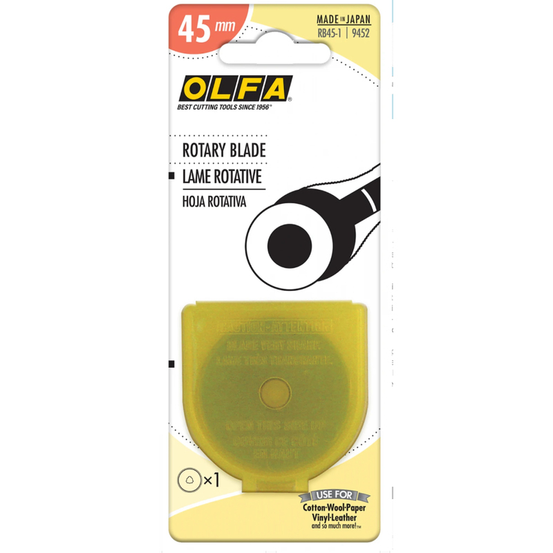 Olfa 45mm Rotary Blades - 1 count
