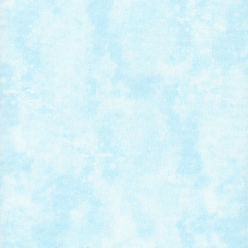 Fabric featuring soft textured light blue background with subtle variations in color.