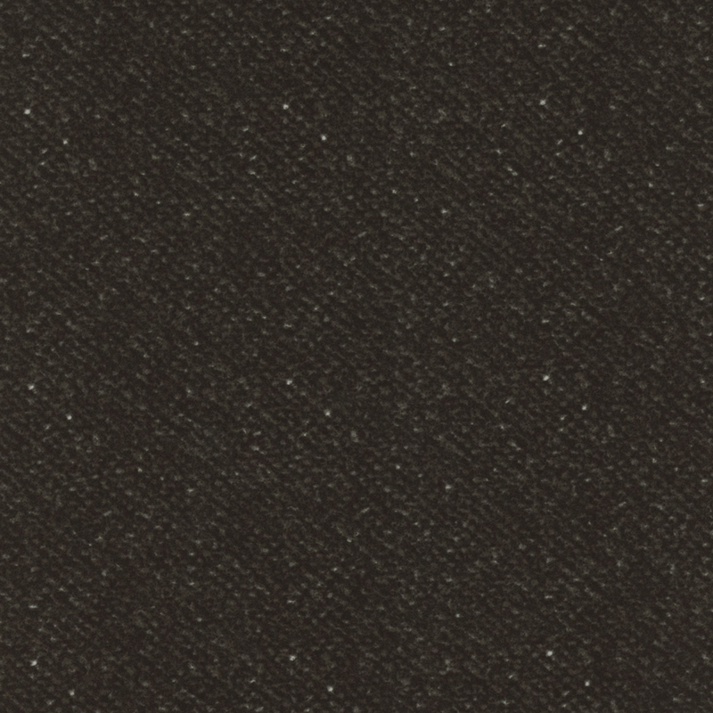 black with white textured flannel fabric