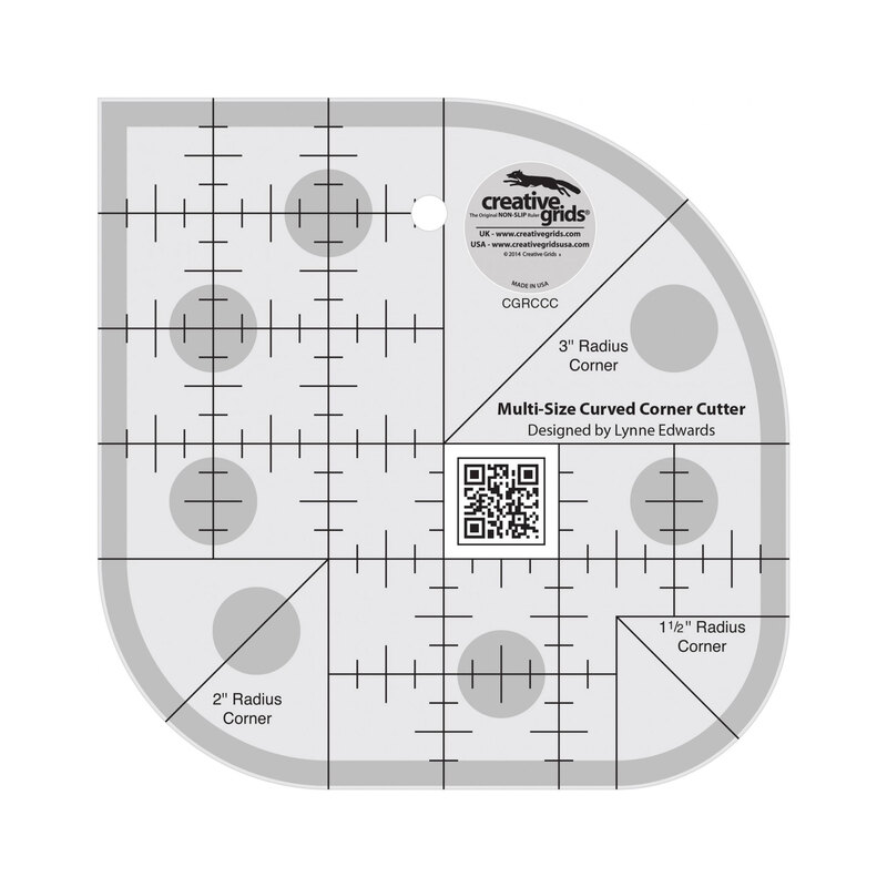 Curved Corner Cutter Quilt Ruler #CGRCCC from Creative Grids