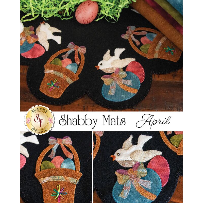 Shabby Mats - April - Wool Kit