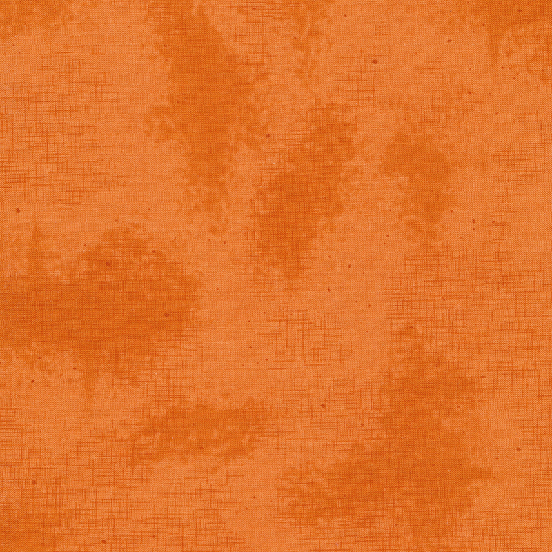 A basic orange fabric with crosshatching and mottling