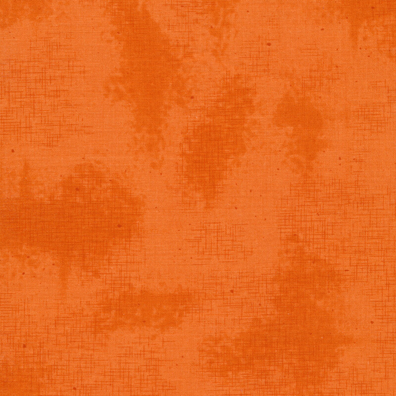 A basic orange fabric with crosshatching and mottling | Shabby Fabrics