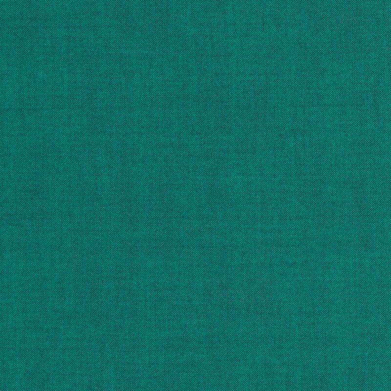 Linen textured dark teal fabric | Shabby Fabrics