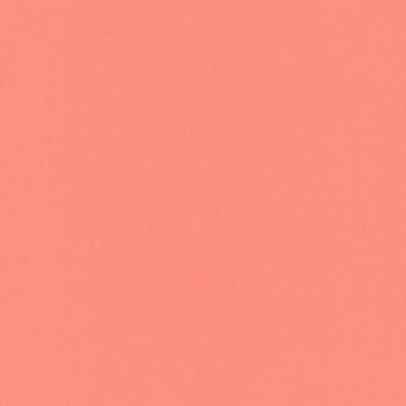 Bright coral pink fabric swatch.