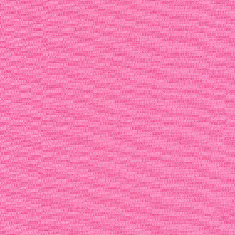 Solid bright medium pink fabric