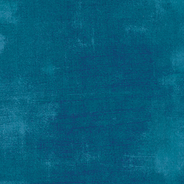 Mottled dark teal grunge textured fabric | Shabby Fabrics