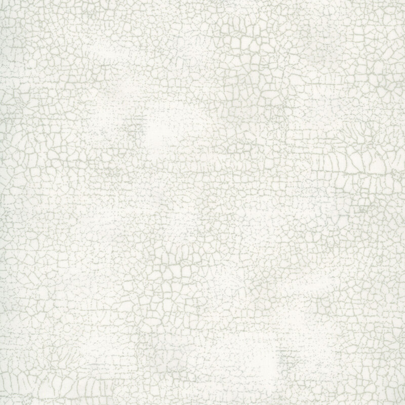 Light grey cracks all over a white background | Shabby Fabrics